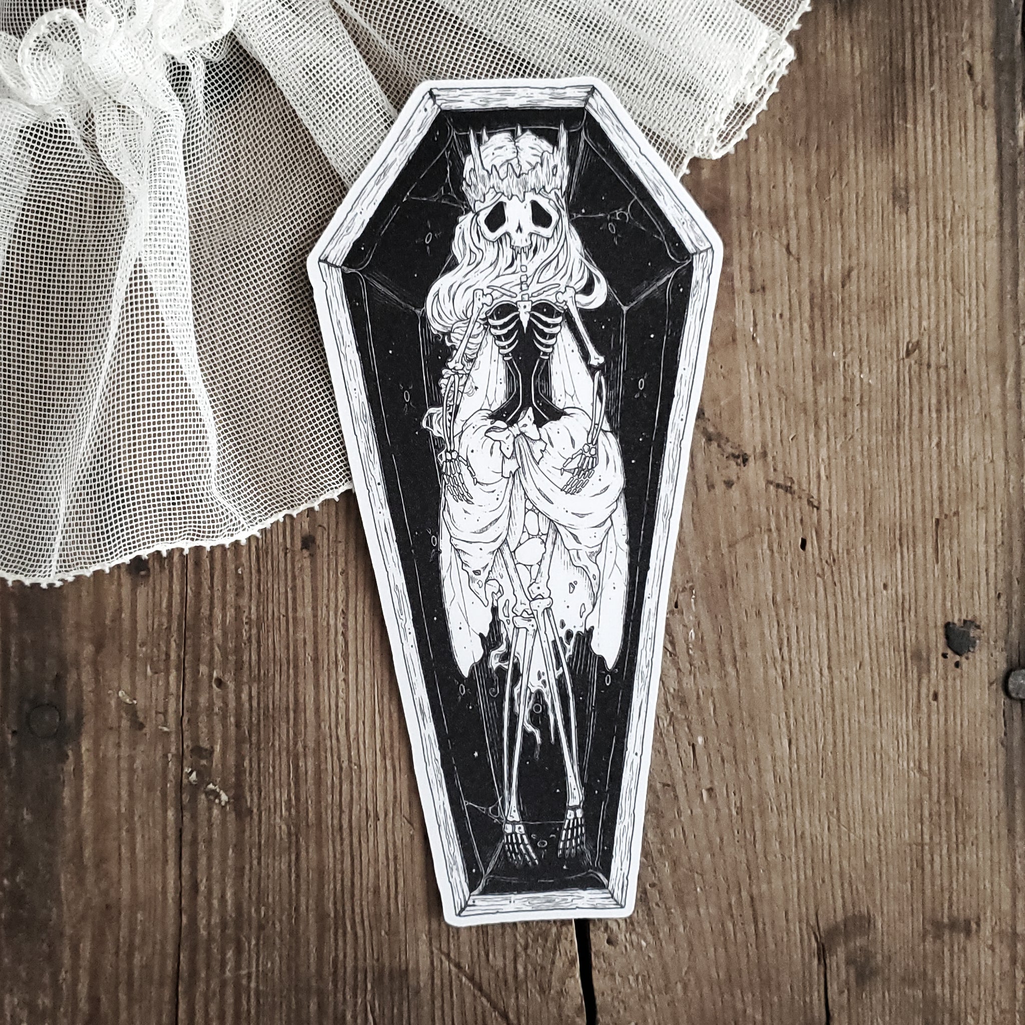 Coffin Skeleton Fairy Magnet