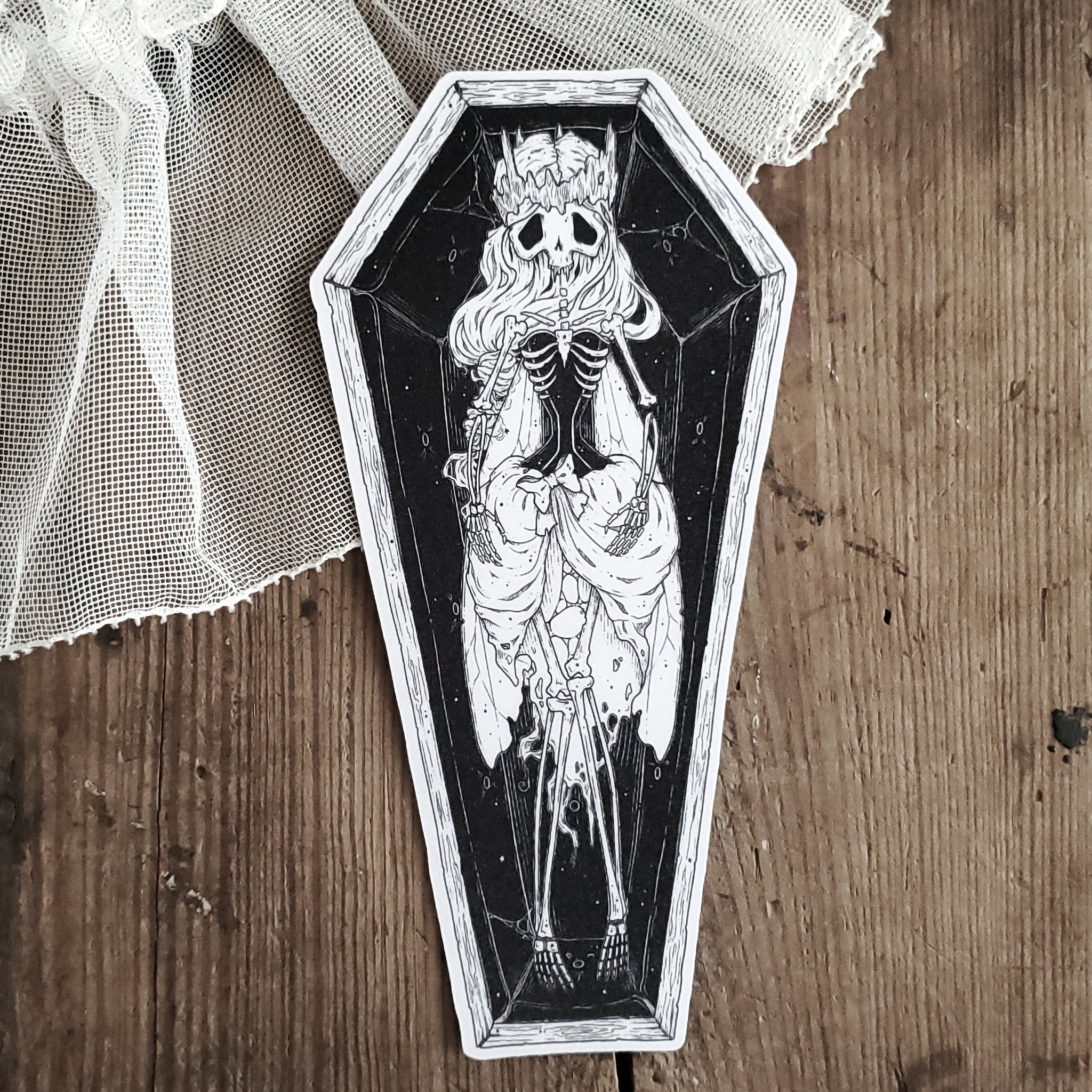 Coffin Skeleton Fairy Magnet