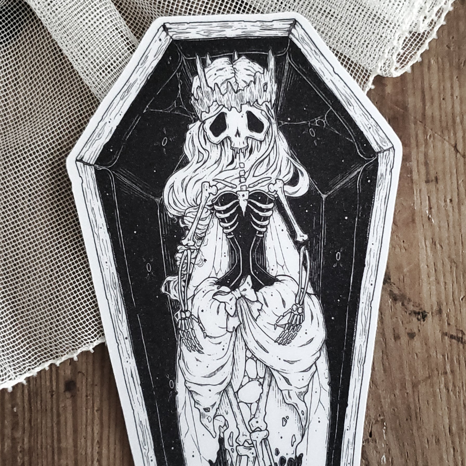 Coffin Skeleton Fairy Magnet