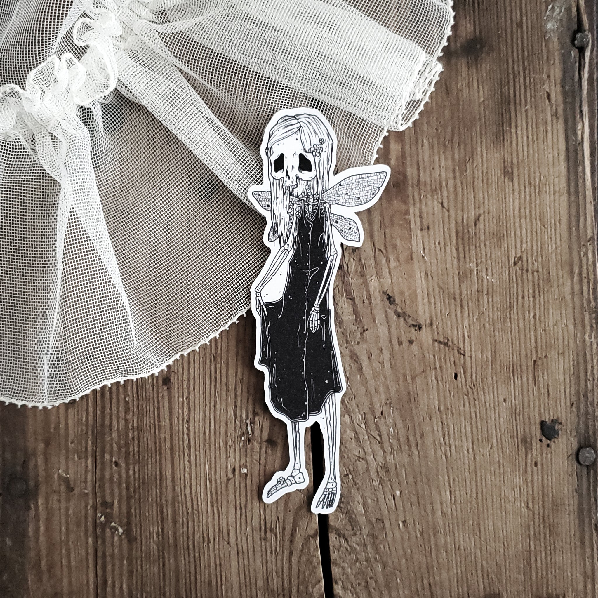 Daisy Bones Skeleton Fairy Magnet