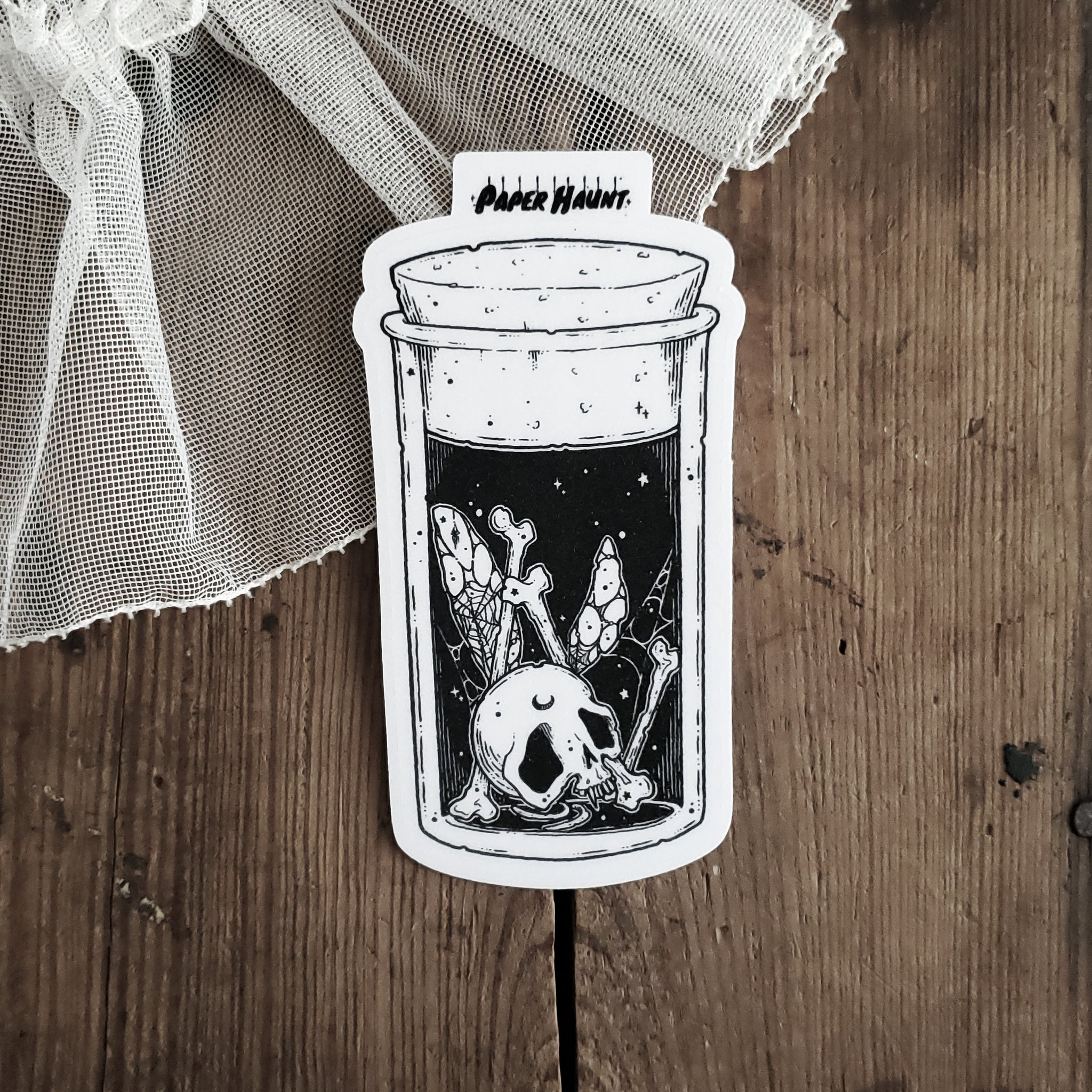 Bottled Fairy Specimen Sticker