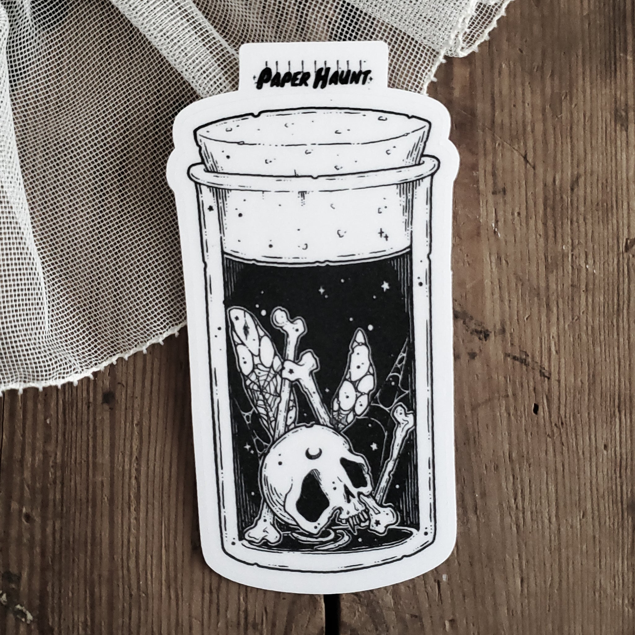 Bottled Fairy Specimen Sticker