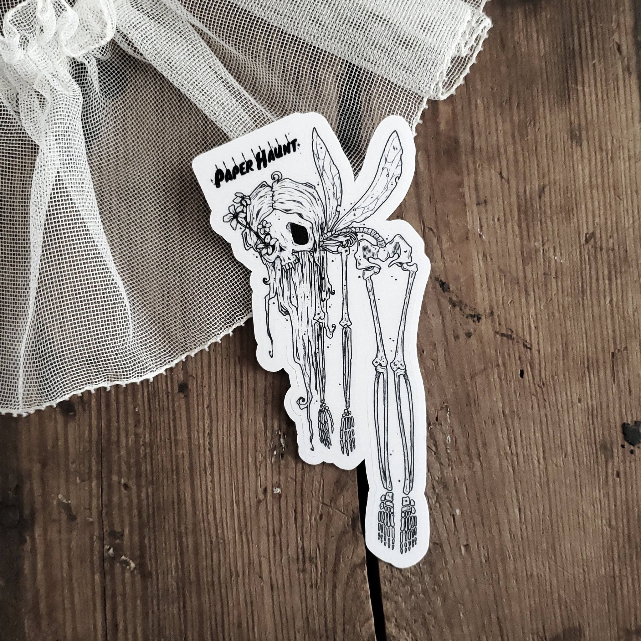 Fairy Skeleton Sticker
