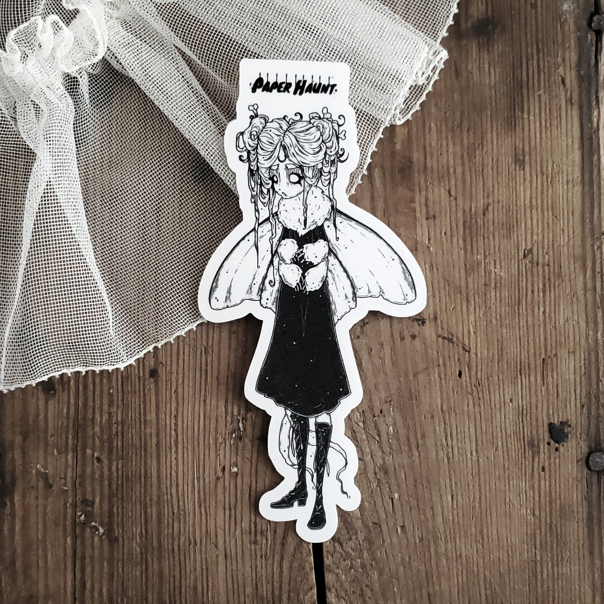 Moon Moth Fairy Sticker