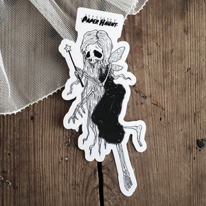 Sparkle Bones Fairy Skeleton Sticker