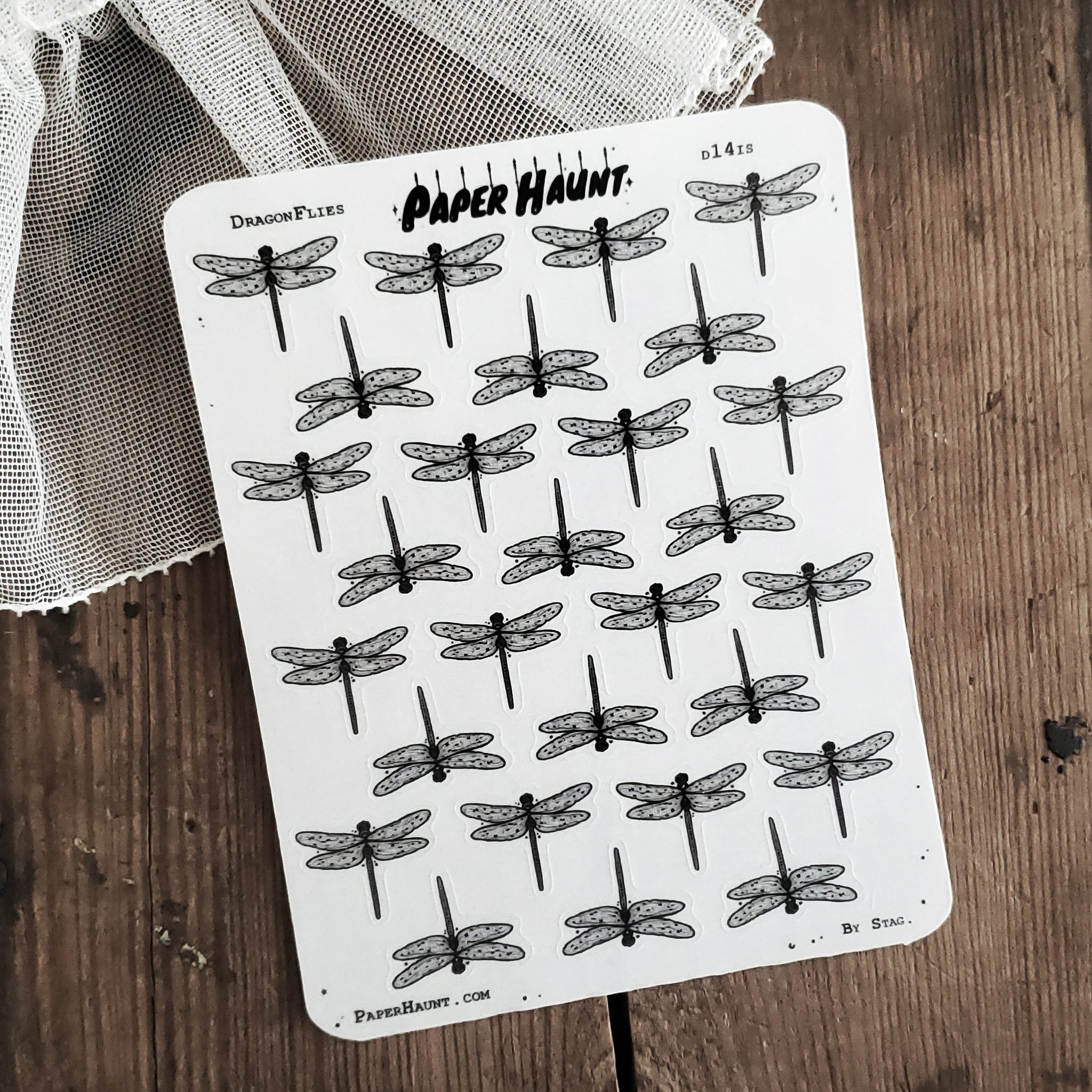 Dragonfly Planner STICKER Sheet