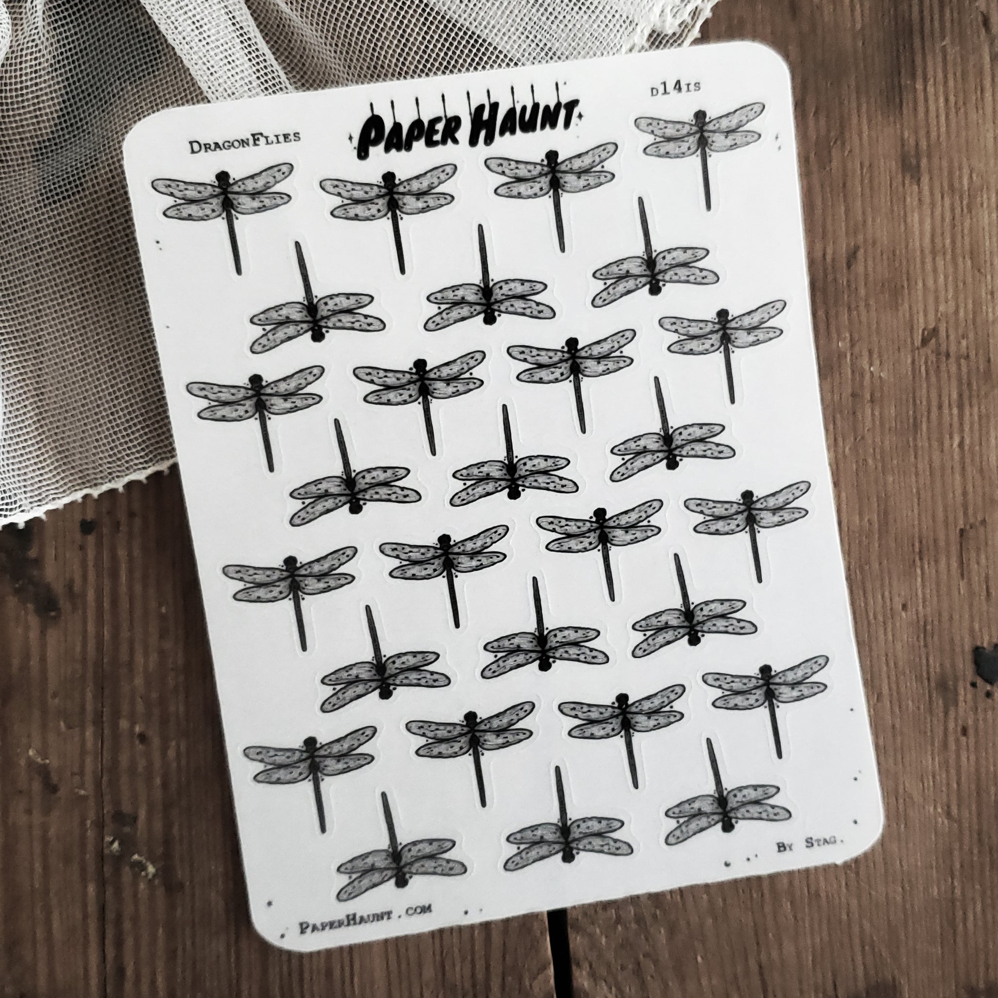 Dragonfly Planner STICKER Sheet