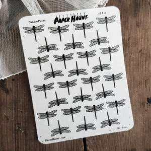 Dragonfly Planner STICKER Sheet