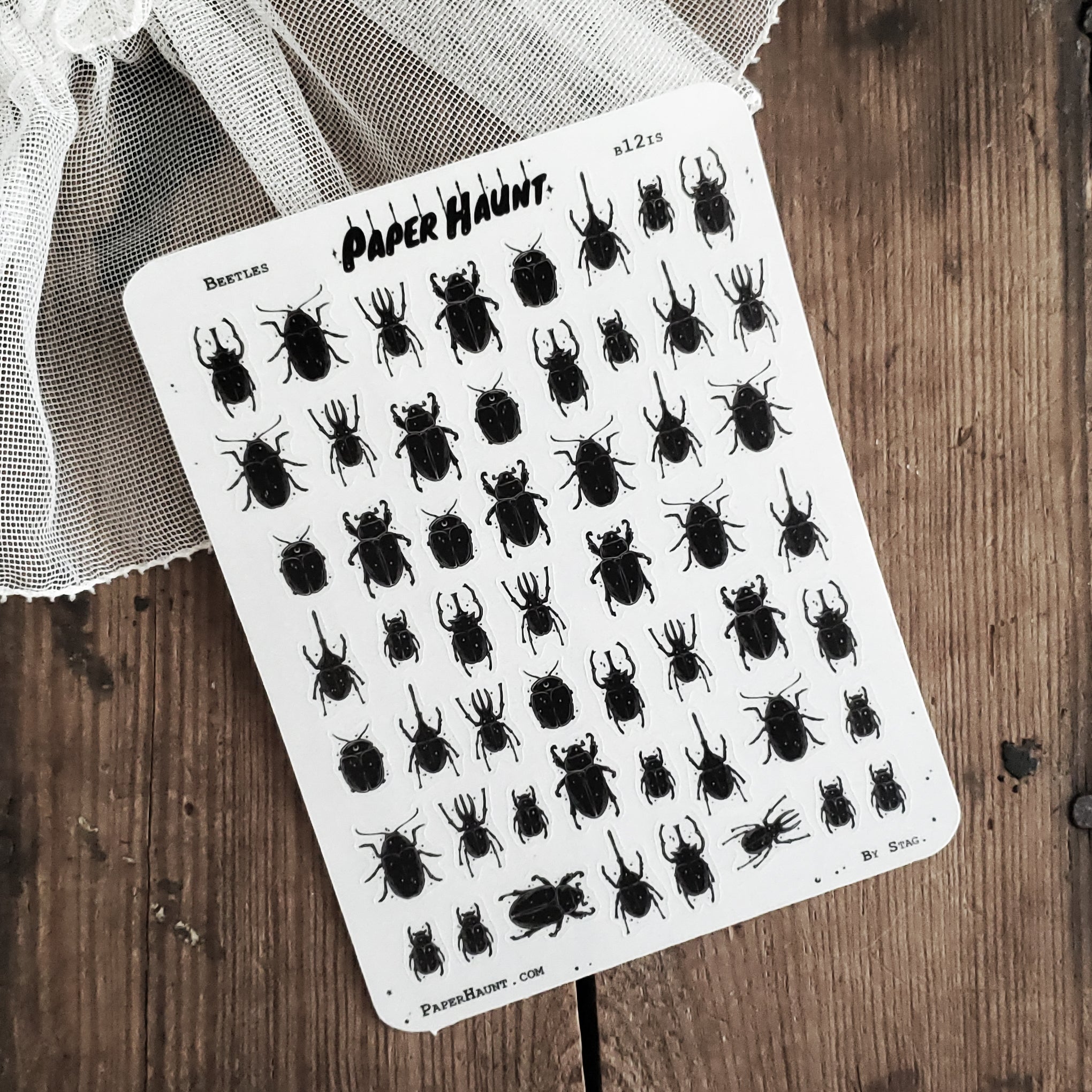 Beetle Planner STICKER Sheet