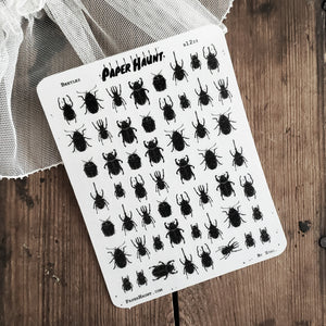 Beetle Planner STICKER Sheet