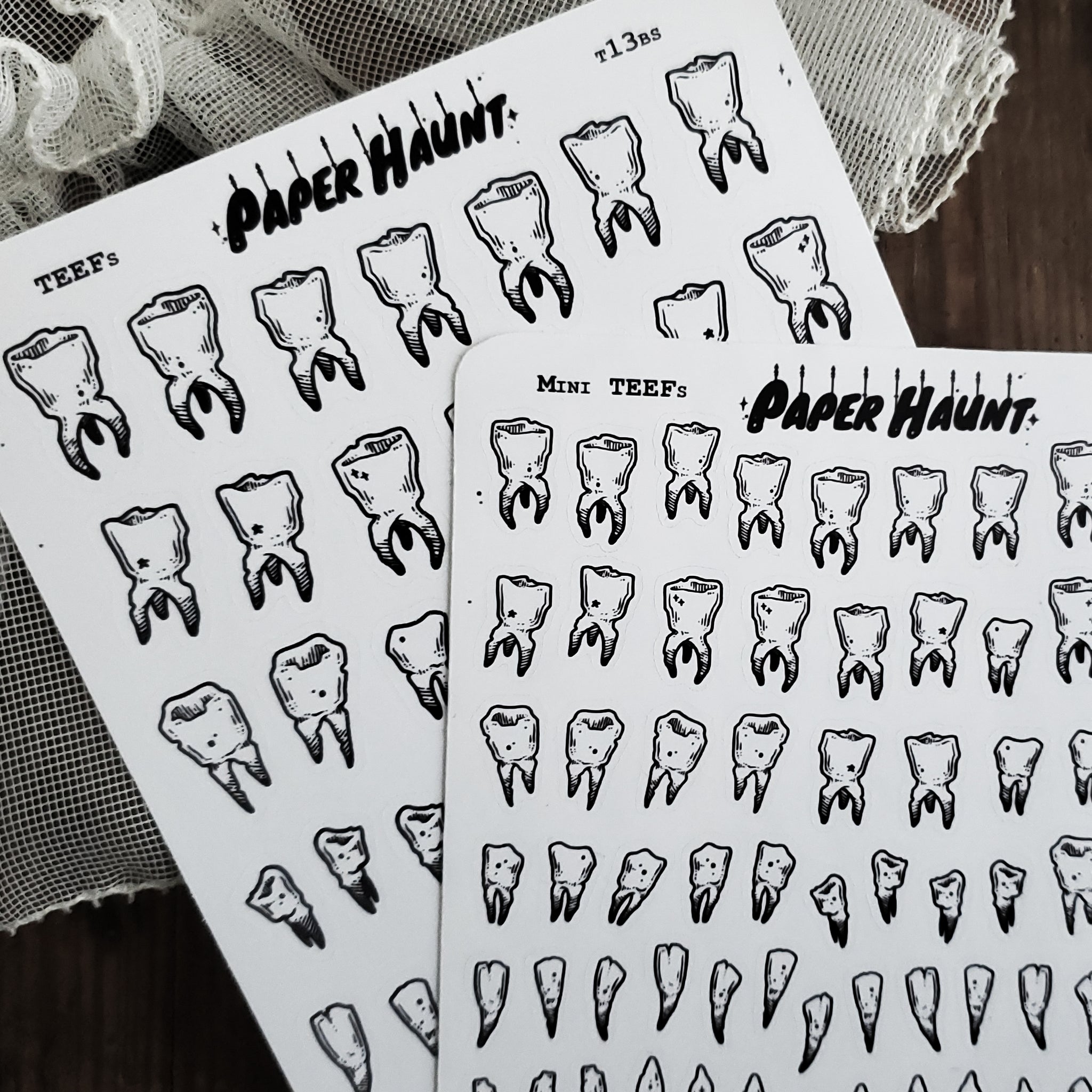 Teeth STICKER sheet