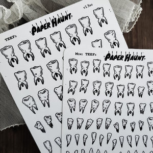 Teeth STICKER sheet