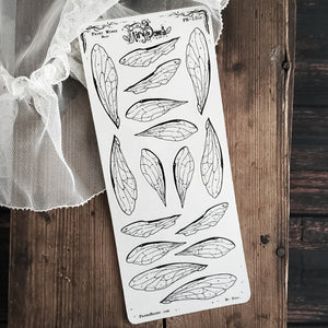 Wasp Fairy Wing STICKER Sheet