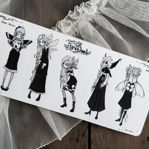 Dark Fairy STICKER Sheet