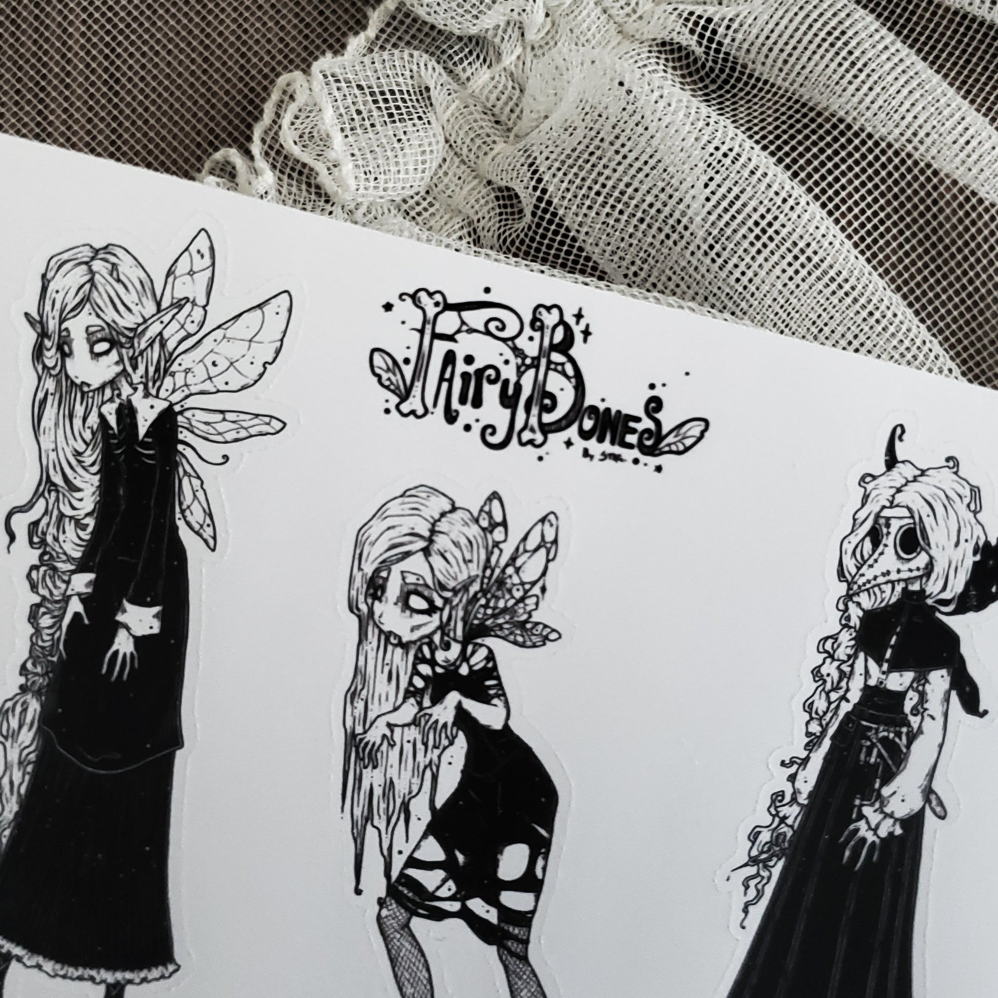Dark Fairy STICKER Sheet