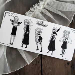 Dark Fairy STICKER Sheet