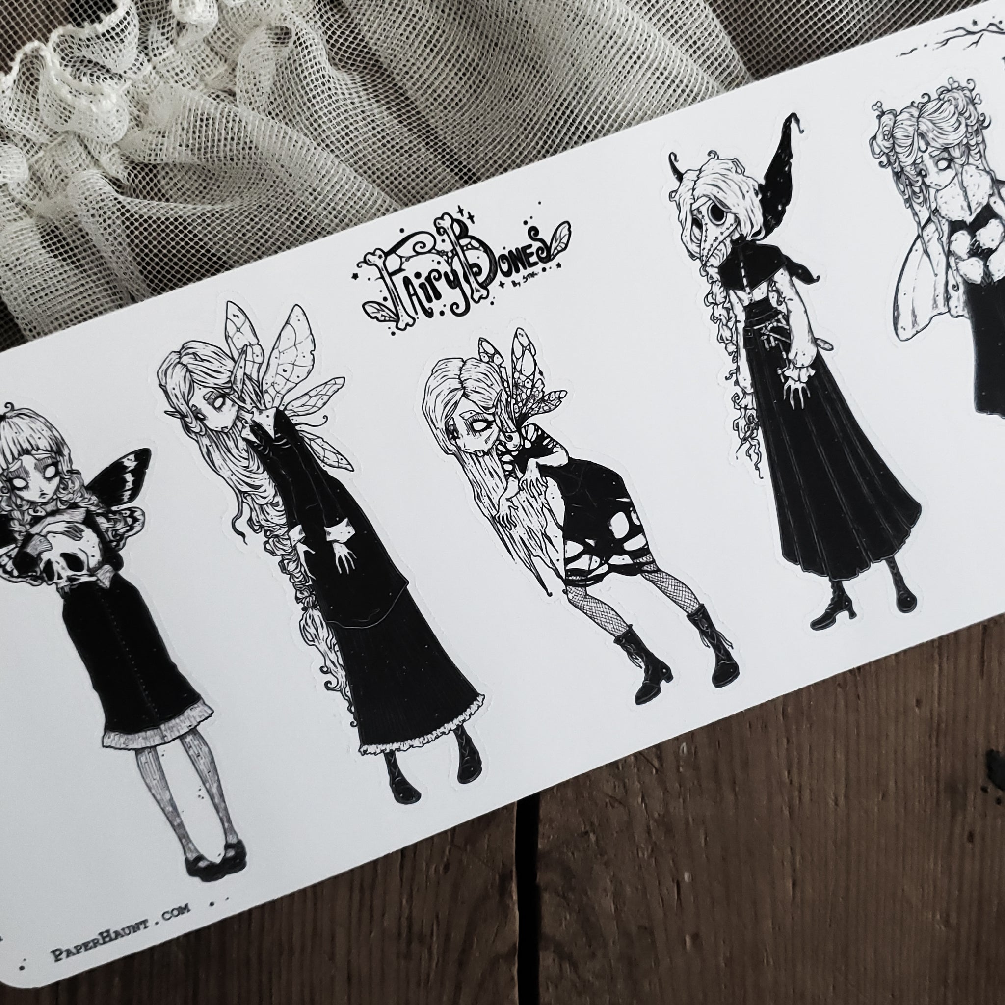 Dark Fairy STICKER Sheet