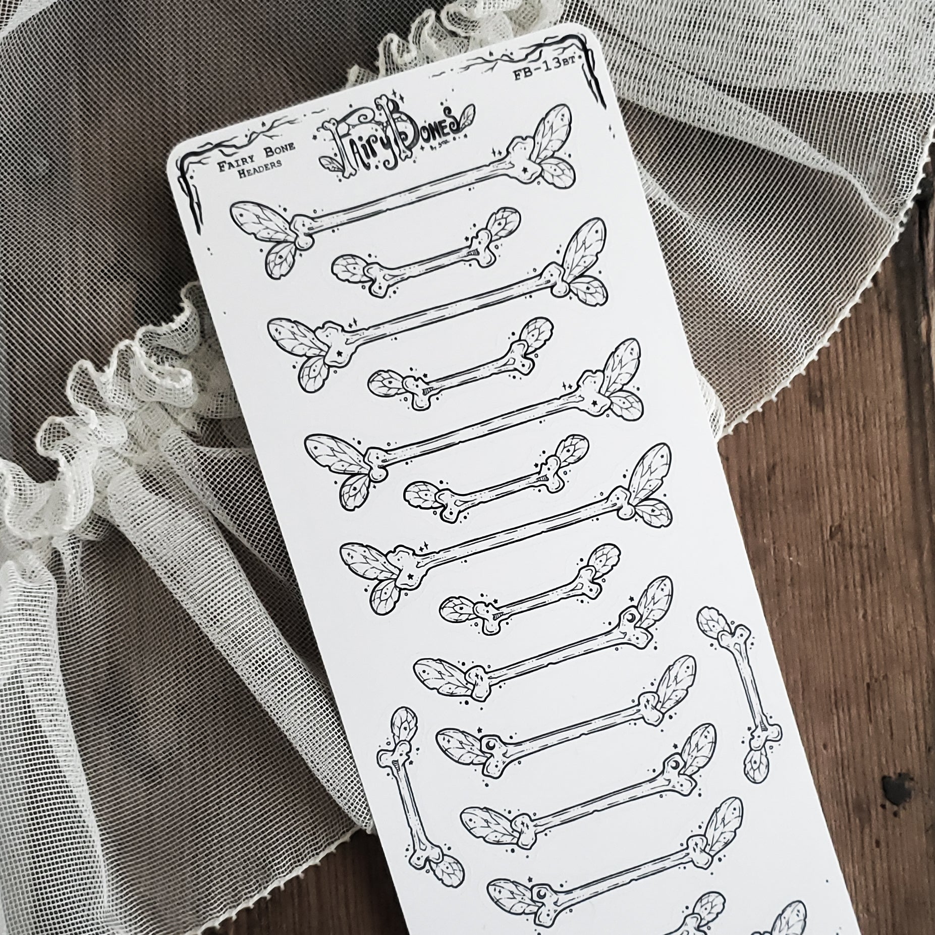 Fairy Bone Divider STICKER Sheet