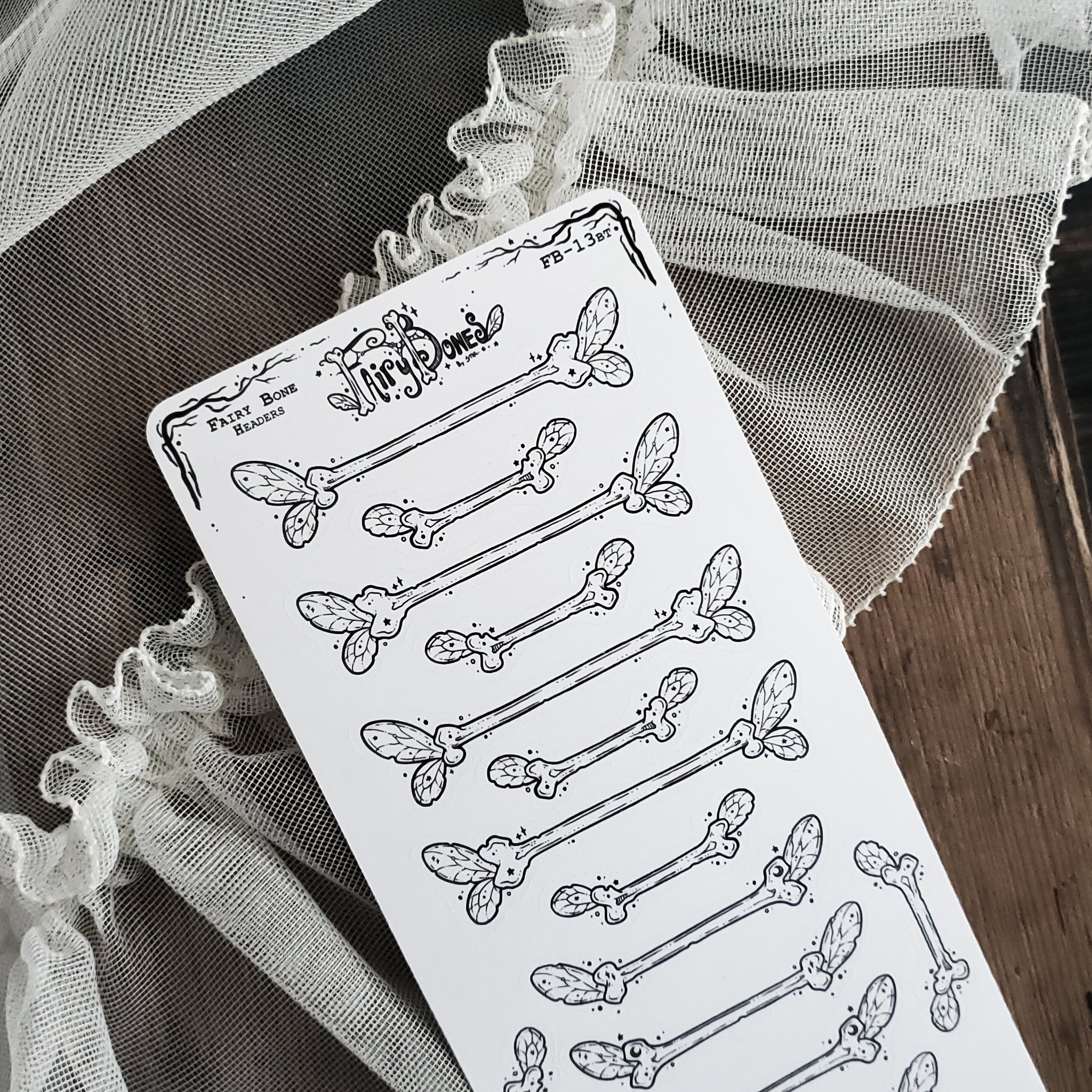 Fairy Bone Divider STICKER Sheet