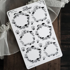 Fairy Ring Planner Boxes Sticker Sheet