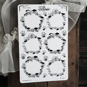Fairy Ring Planner Boxes Sticker Sheet