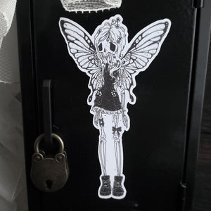 Flutter Bones Fairy Skeleton Magnet