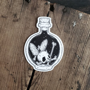 Horned Bottled Fairy Magnet