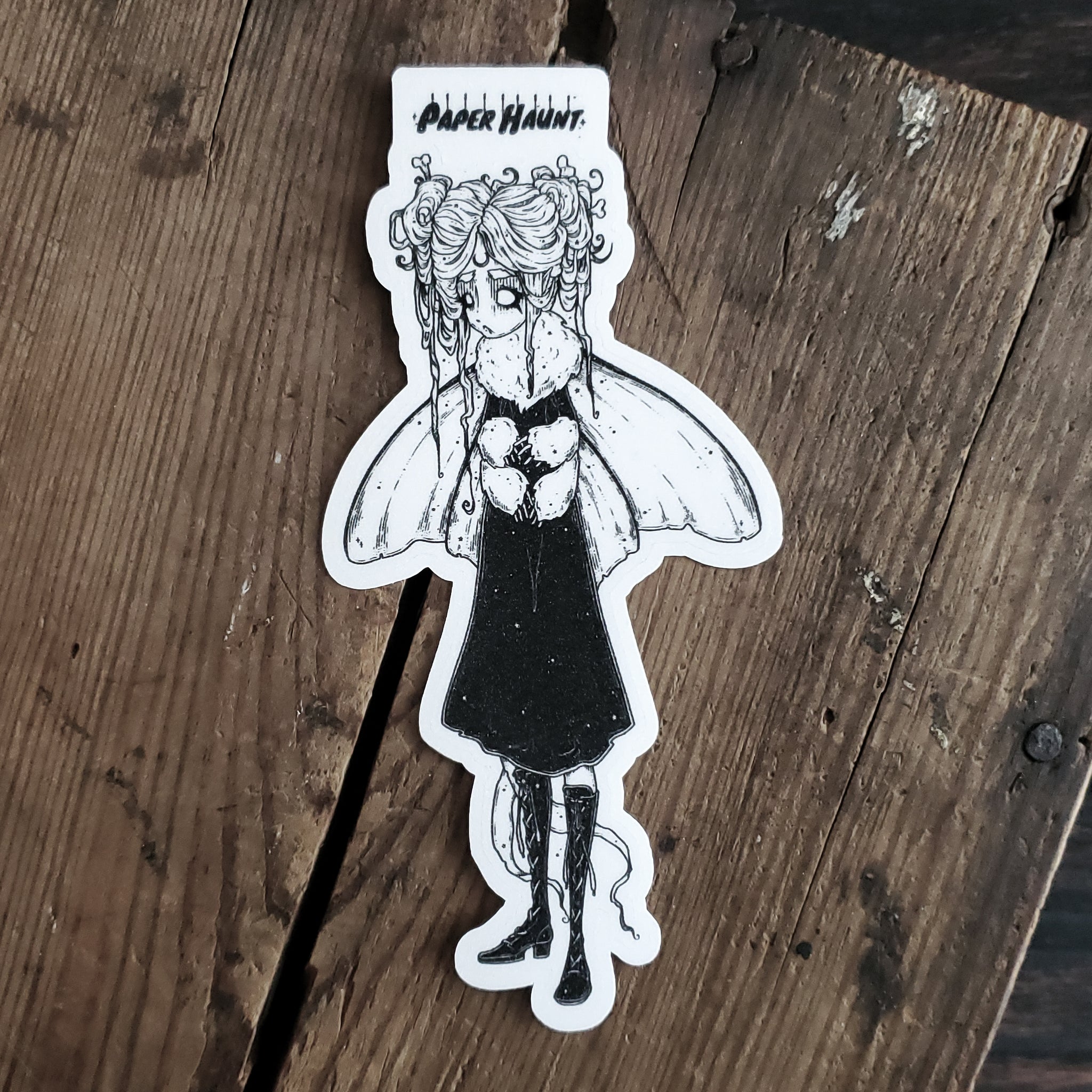 Moon Moth Fairy Sticker