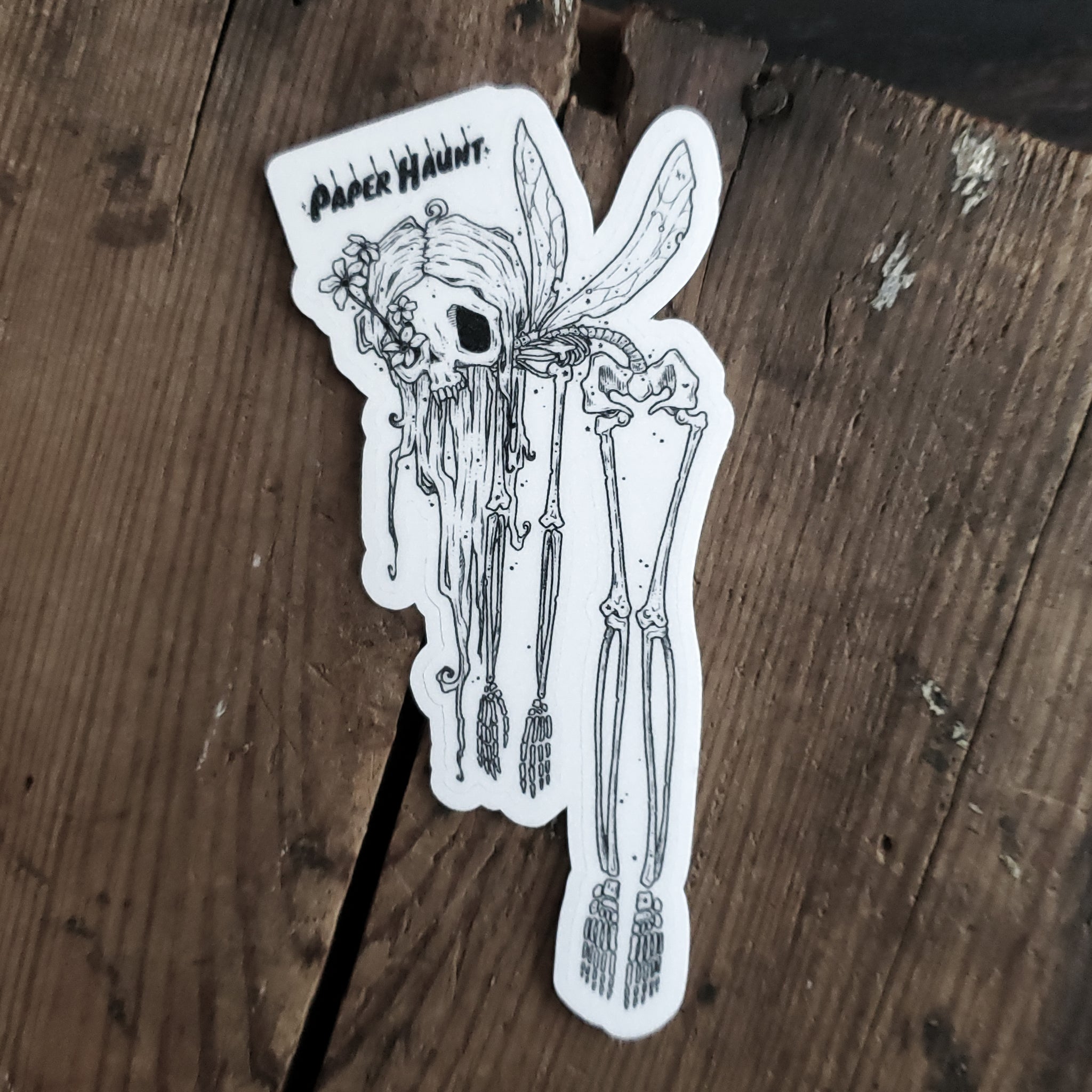 Fairy Skeleton Sticker