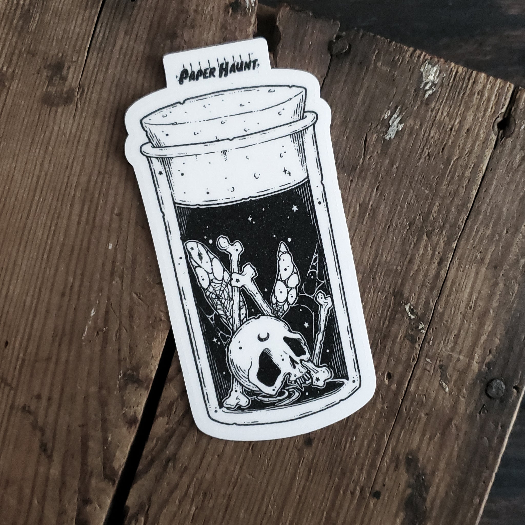 Bottled Fairy Specimen Sticker