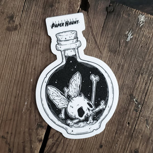Horned Bottled Fairy Sticker