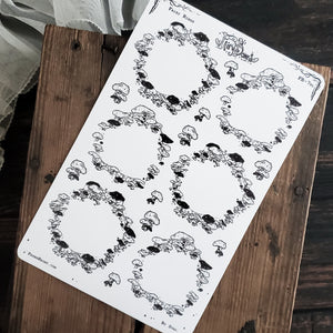 Fairy Ring Planner Boxes Sticker Sheet