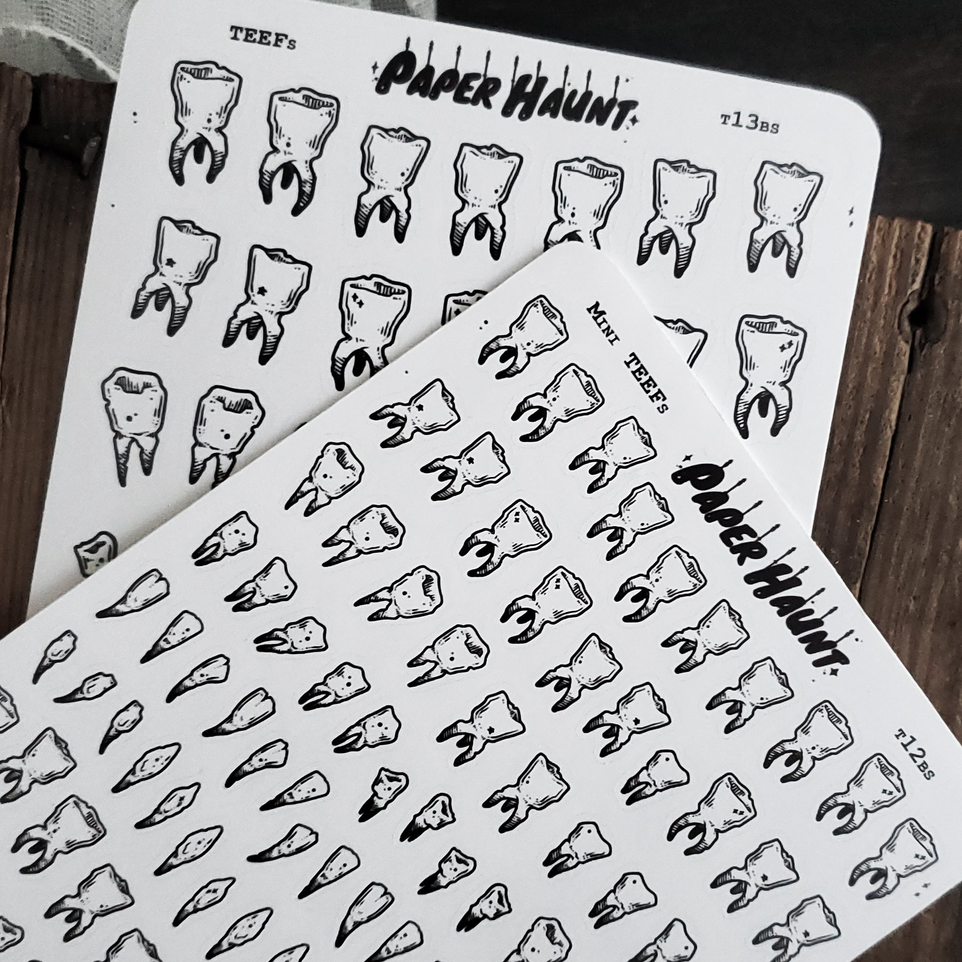 Teeth STICKER sheet
