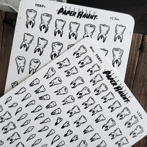 Teeth STICKER sheet