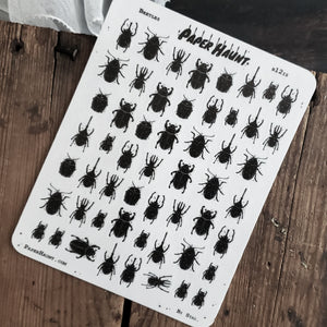 Beetle Planner STICKER Sheet