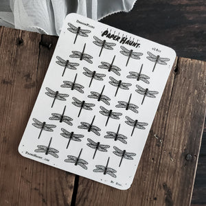 Dragonfly Planner STICKER Sheet