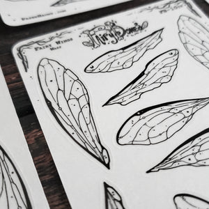 Wasp Fairy Wing STICKER Sheet