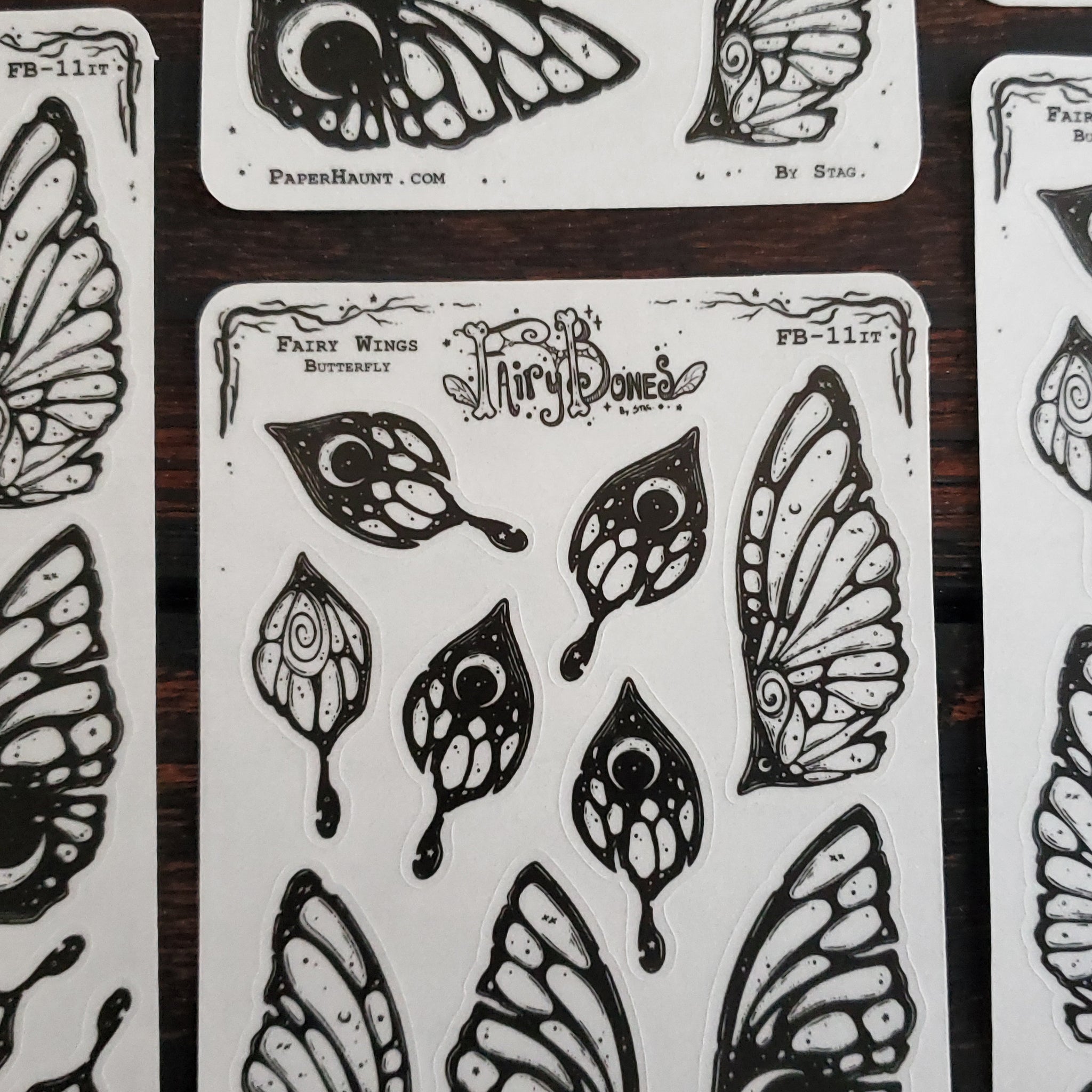 Butterfly Fairy Wing STICKER Sheet