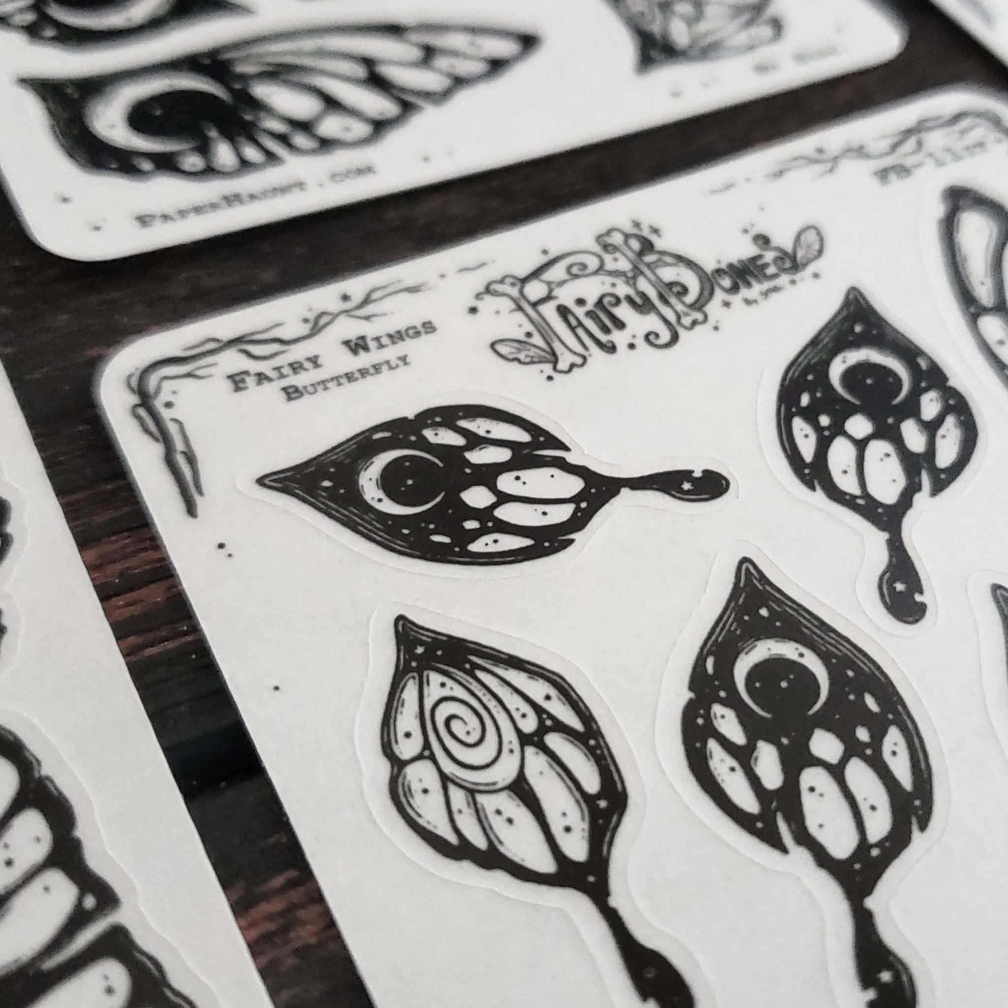 Butterfly Fairy Wing STICKER Sheet