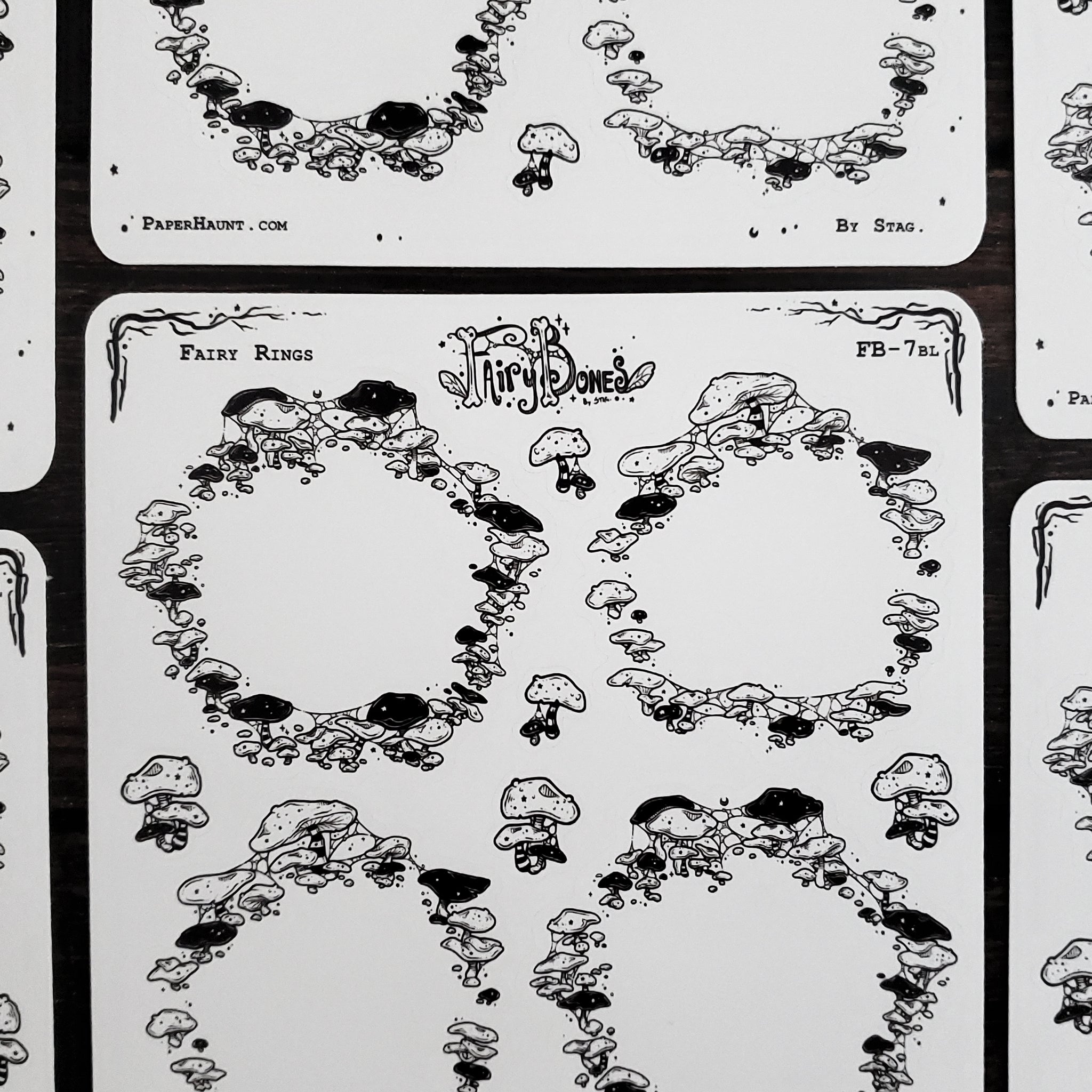 Fairy Ring Planner Boxes Sticker Sheet