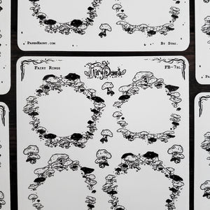 Fairy Ring Planner Boxes Sticker Sheet