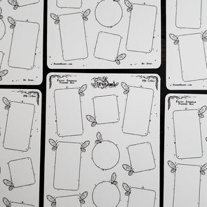 Sparkle Fairy Planner Boxes Sticker Sheet