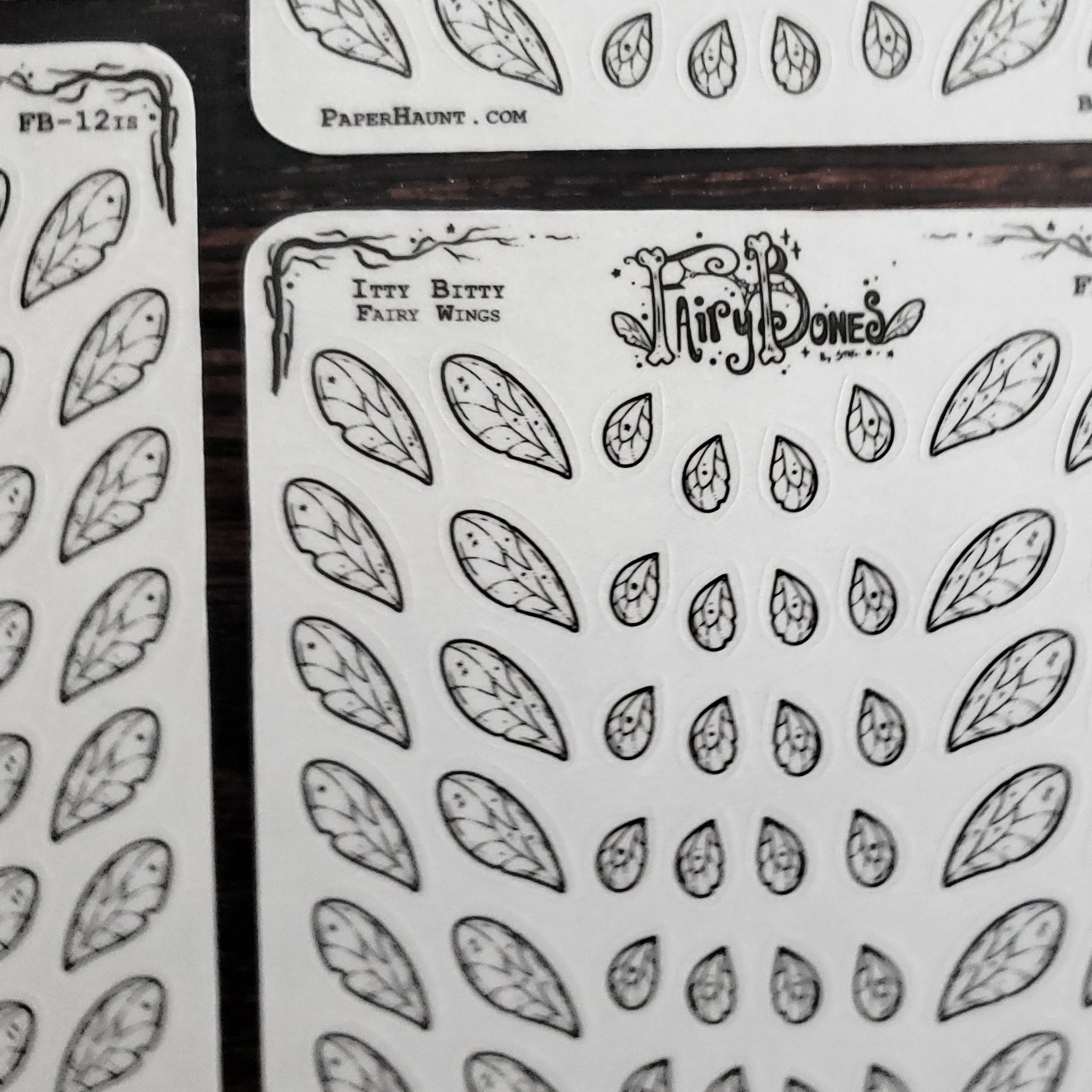 Mini Fairy Wing Planner STICKER Sheet