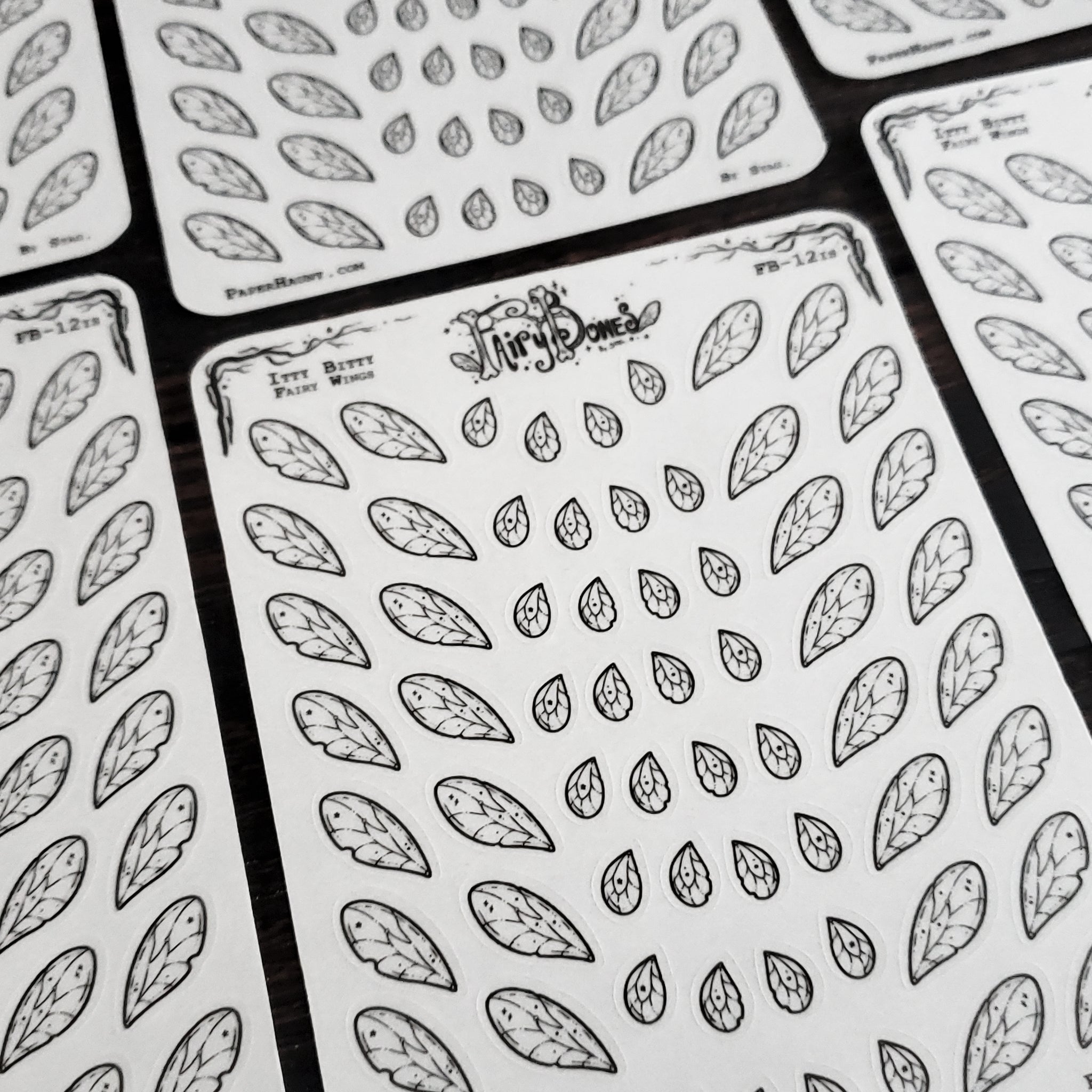 Mini Fairy Wing Planner STICKER Sheet