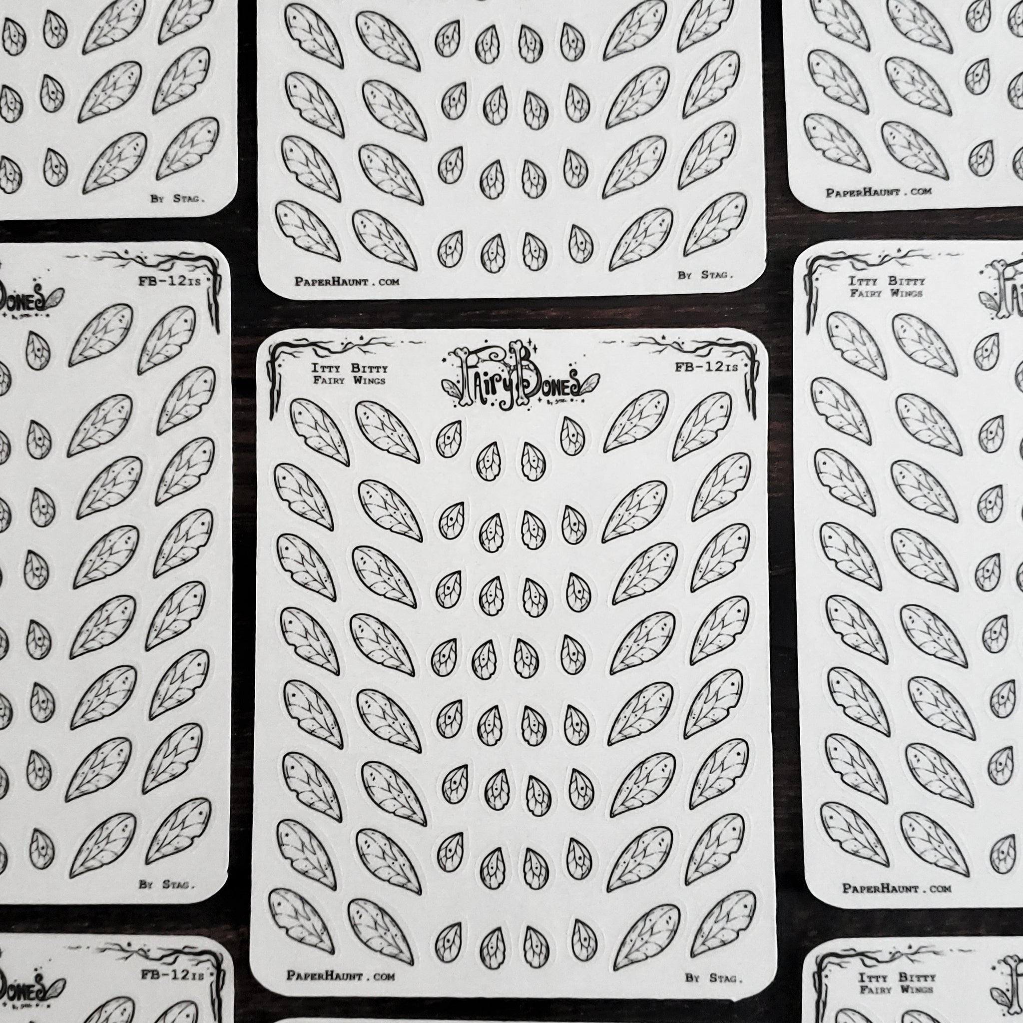 Mini Fairy Wing Planner STICKER Sheet