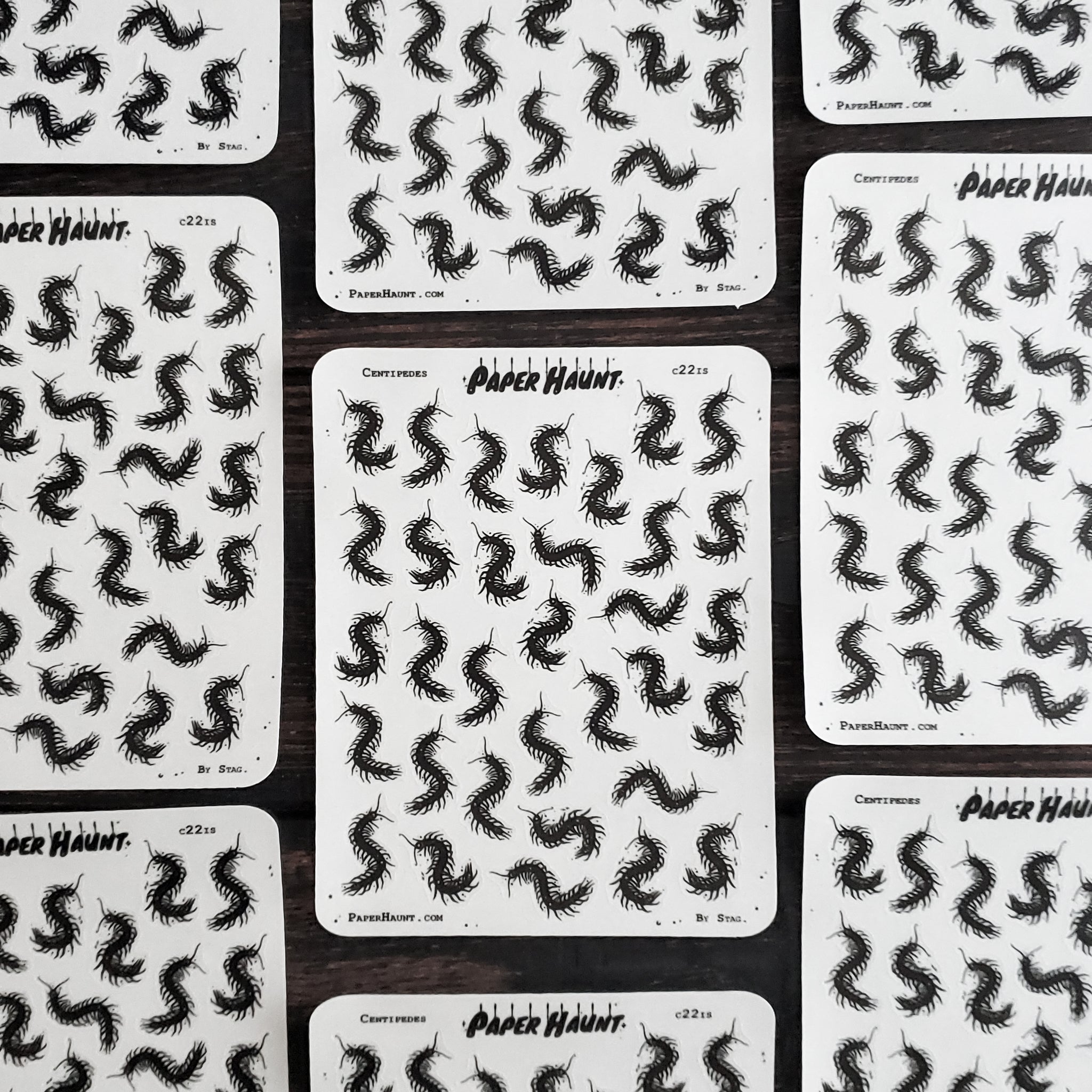 Centipede Planner STICKER Sheet