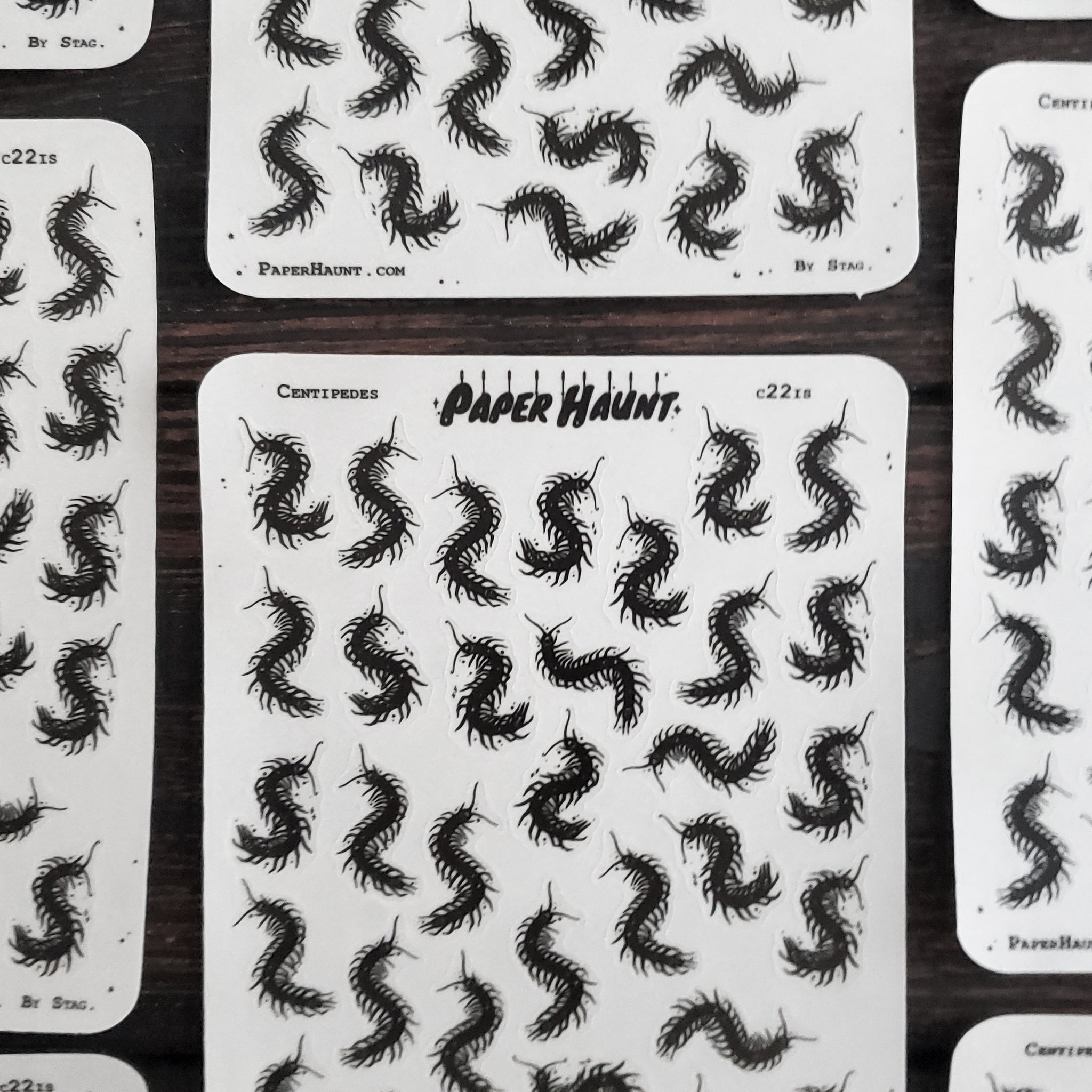 Centipede Planner STICKER Sheet