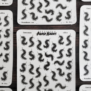 Centipede Planner STICKER Sheet