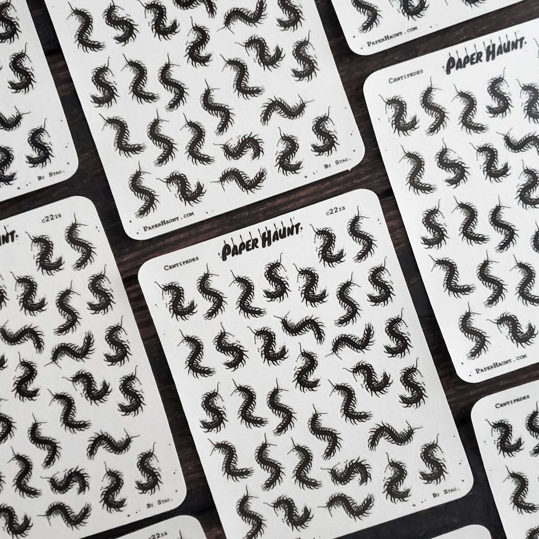 Centipede Planner STICKER Sheet