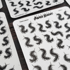 Centipede Planner STICKER Sheet